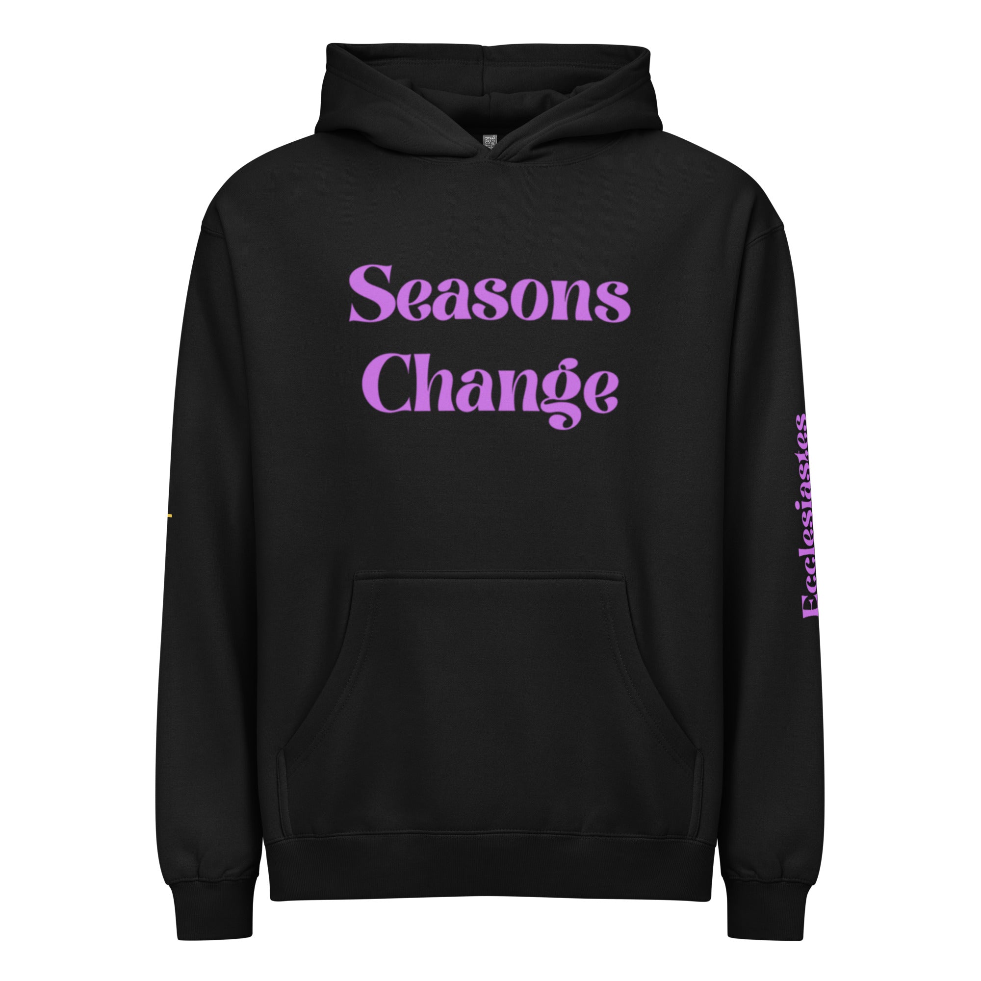 Black Seasons Change Unisex Box Hoodie – Sovereign Swag