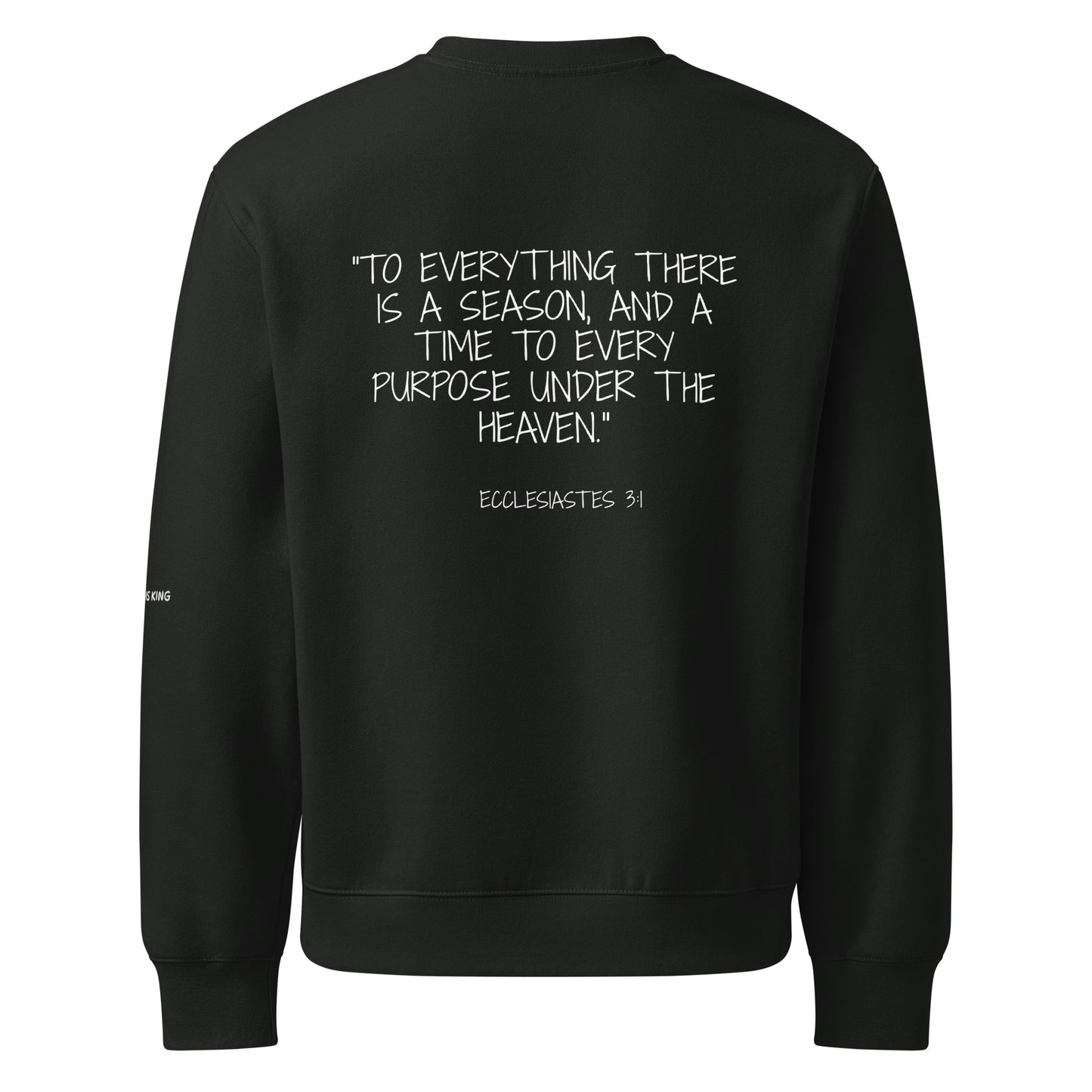 Black Seasons Change Oversized Heavyweight Sweatshirt