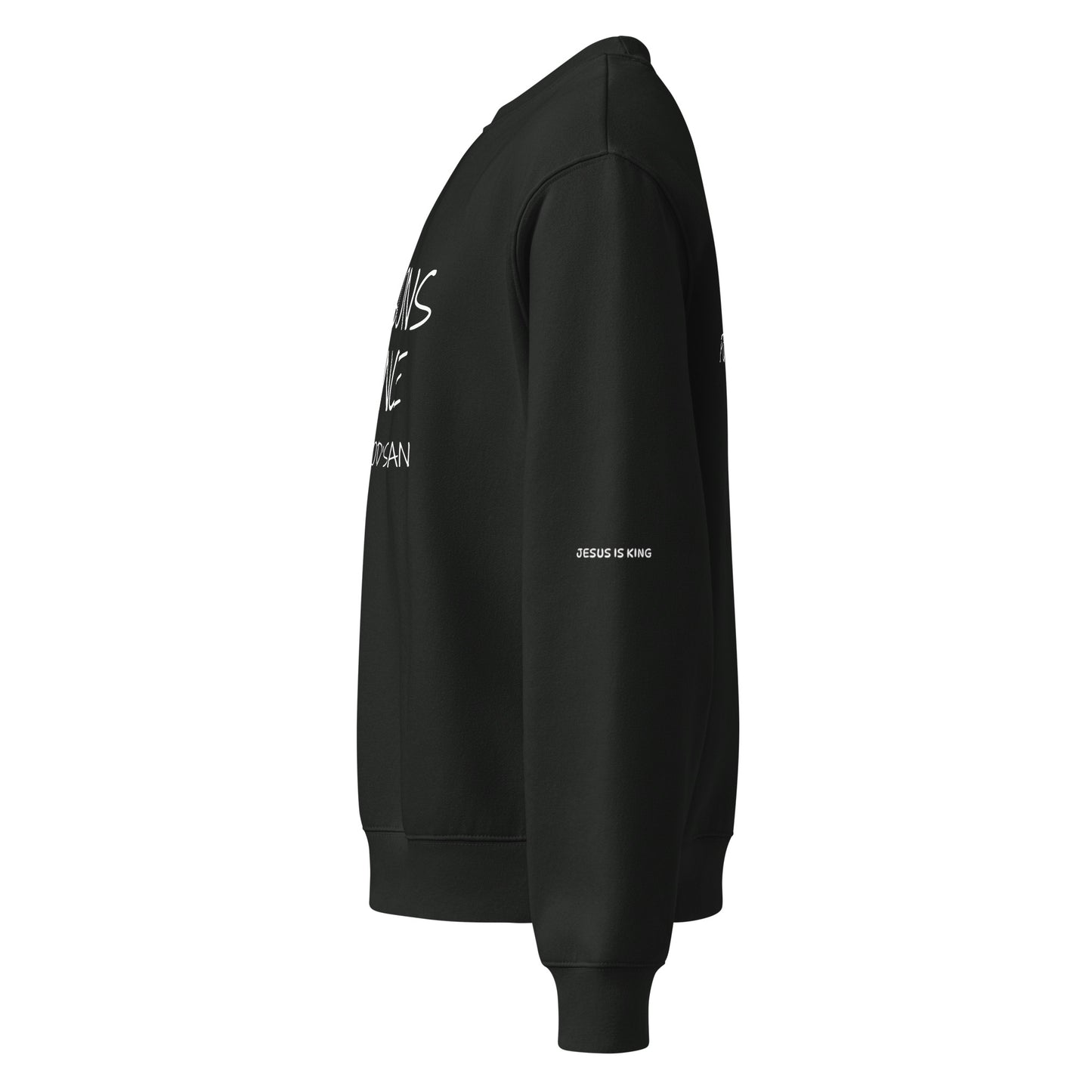Black Seasons Change Oversized Heavyweight Sweatshirt